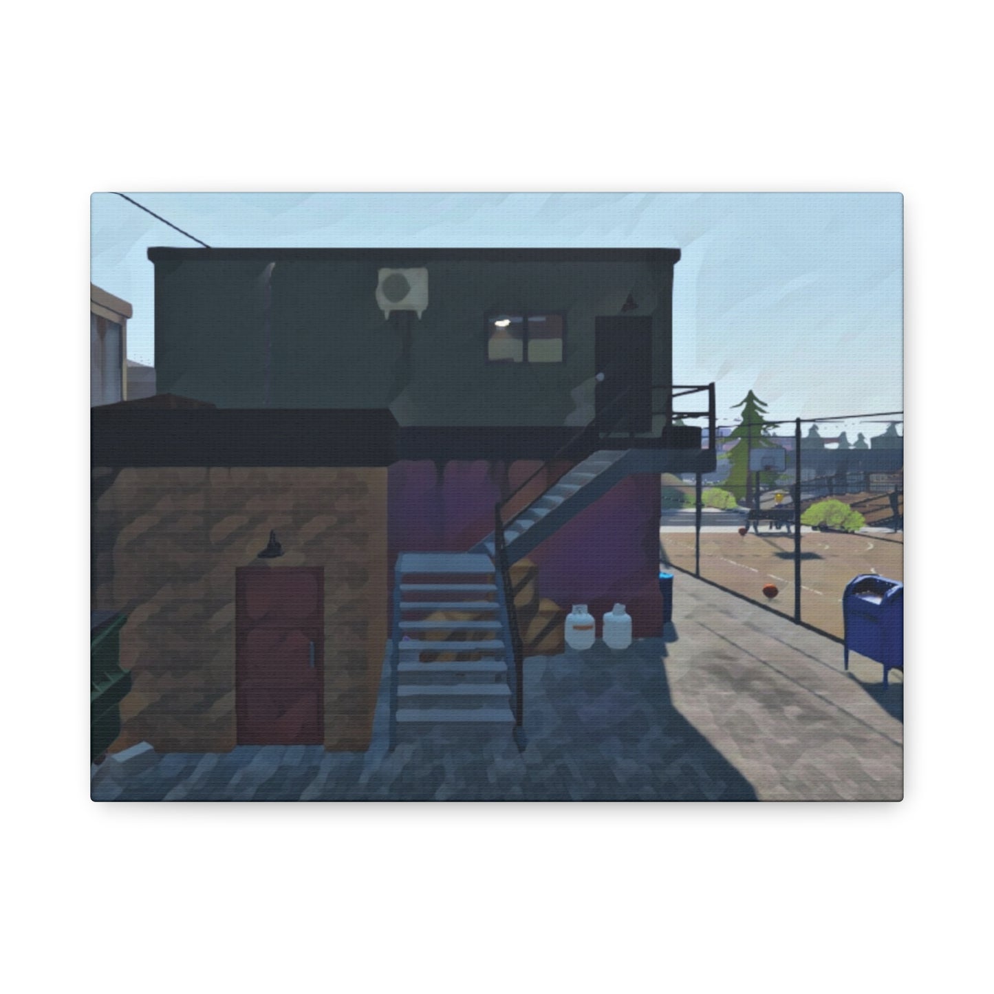 Mrs Ming Apartment Canvas