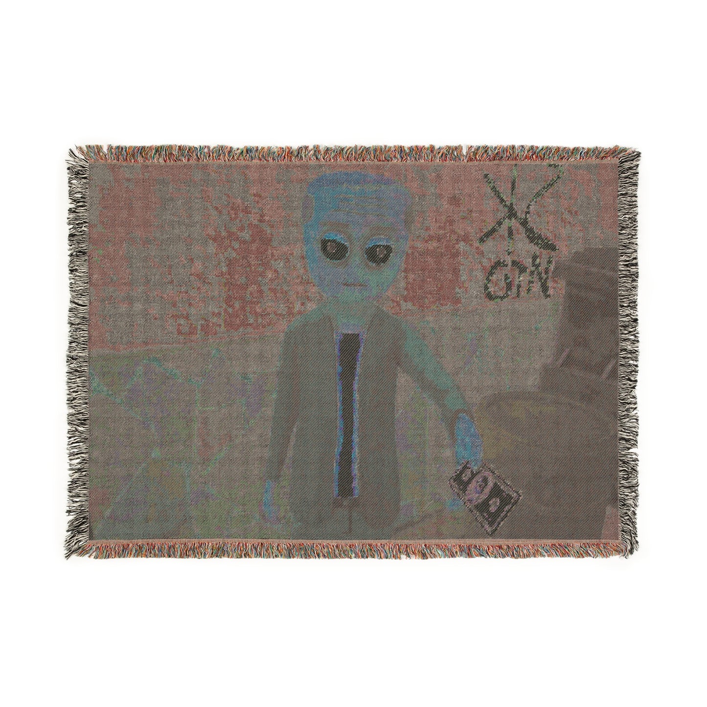 "Making a deal" Woven Blanket