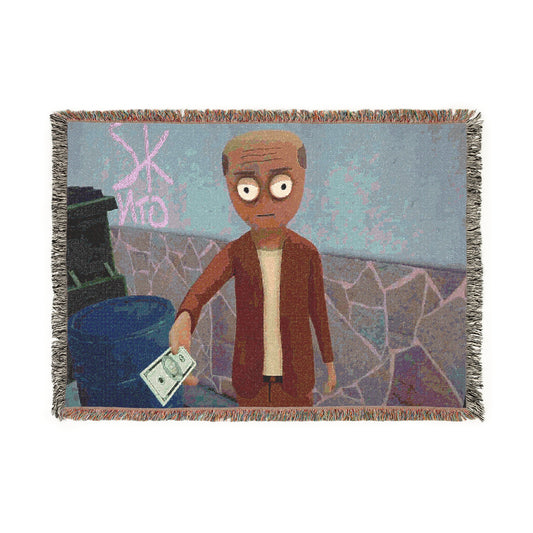 "Making a deal" Woven Blanket